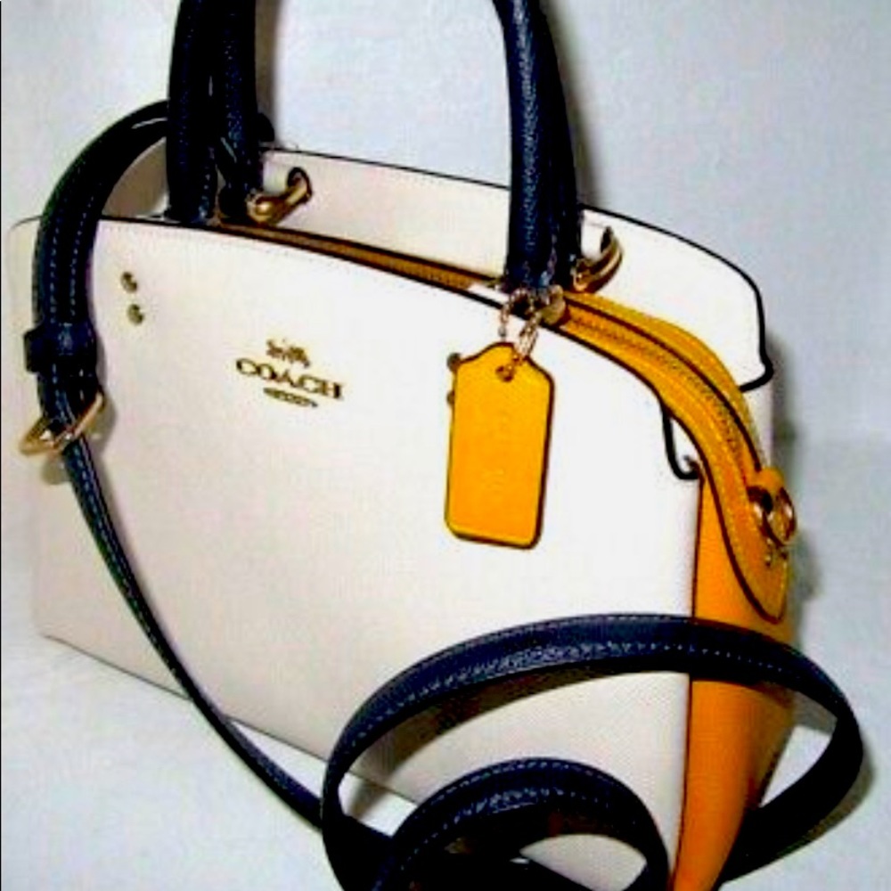 Coach satchel mustard yellow worth $378 selling for 180 obo